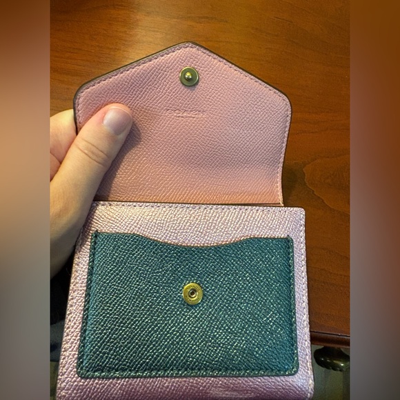 Coach Small Wyn Wallet Colorblock - Picture 6 of 7